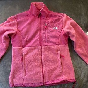 Pink Women’s North Face Fleece, Sz L
